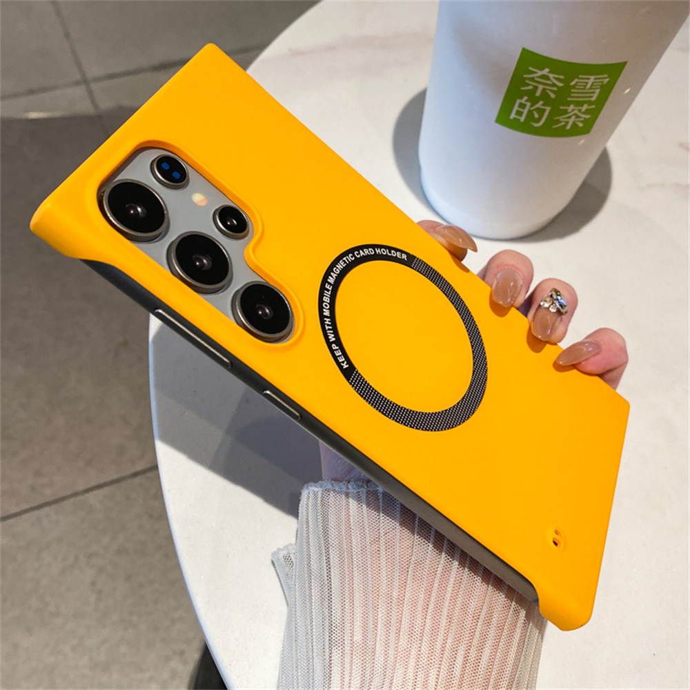 Ultra Thin Frameless Phone Cover - 럭셔리 마그세이프 얇은 PC 무광 프레임리스