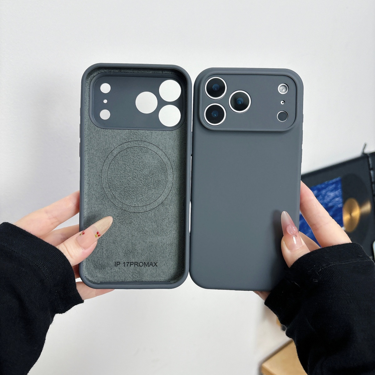 Liquid Silicone Magnetic Phone Case - 아이폰 18 17 16 14 15