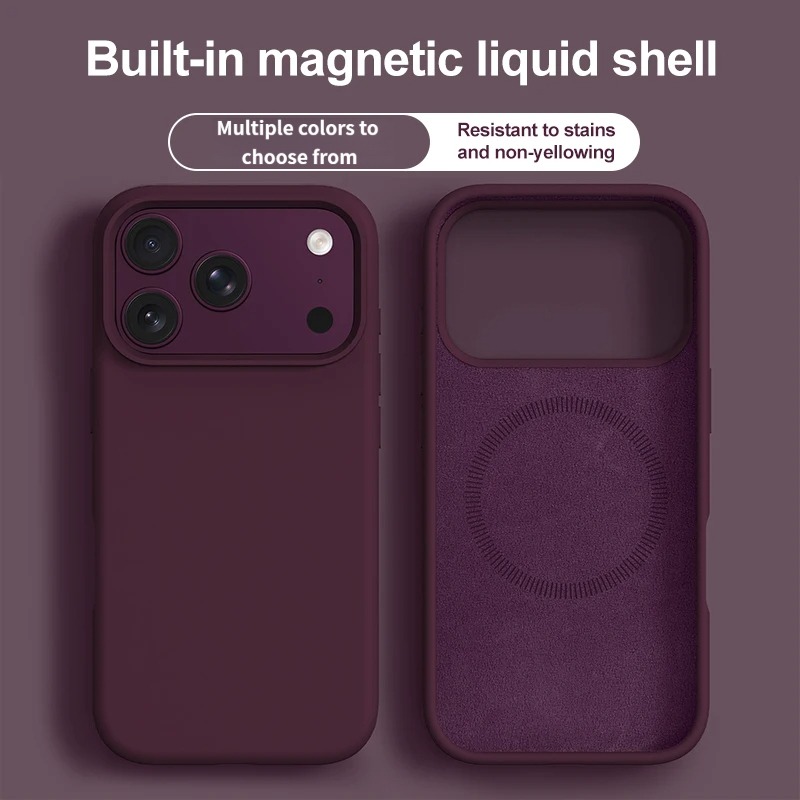 Liquid Silicone Magnetic Phone Case - 오리지널 리퀴드 실리콘 마그네틱 폰 케이스