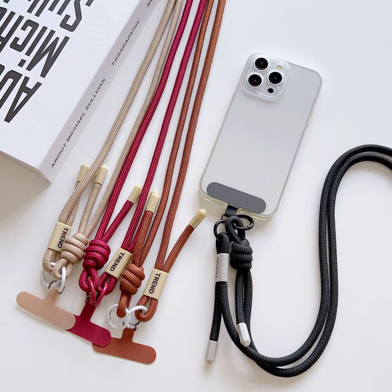 Crossbody Lanyard Neck Strap Case - 조절 가능한 패션 분실 방지 폰