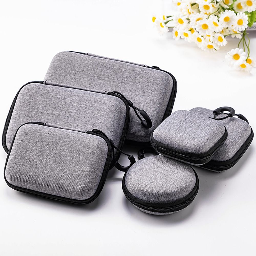 1개입 이어폰/휴대폰/충전 케이블용 EVA 수납 가방, - Phone Cases 리뷰 및 가격
