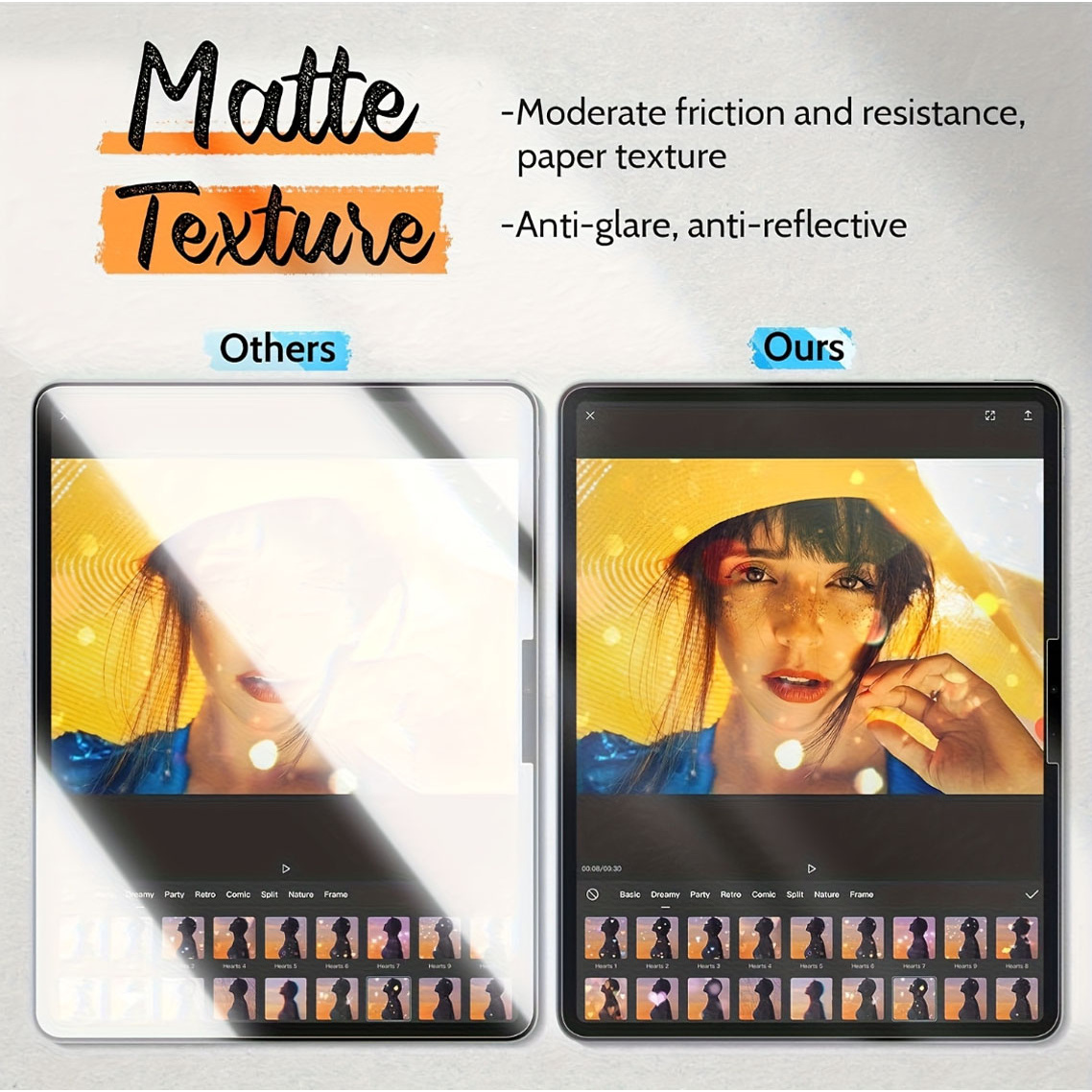 2개, 평면 보호 필름, 아이패드에 적합, 종이처럼 부 - Matte Anti Glare Screen Protector 리뷰 및 가격
